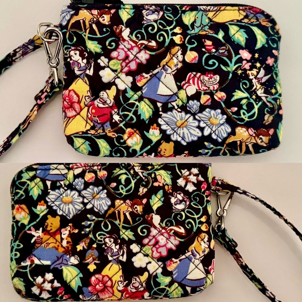 LAST CHANCE Vera Bradley x Disney 100 Classics Swirl Clip & Zip Mini Pouch